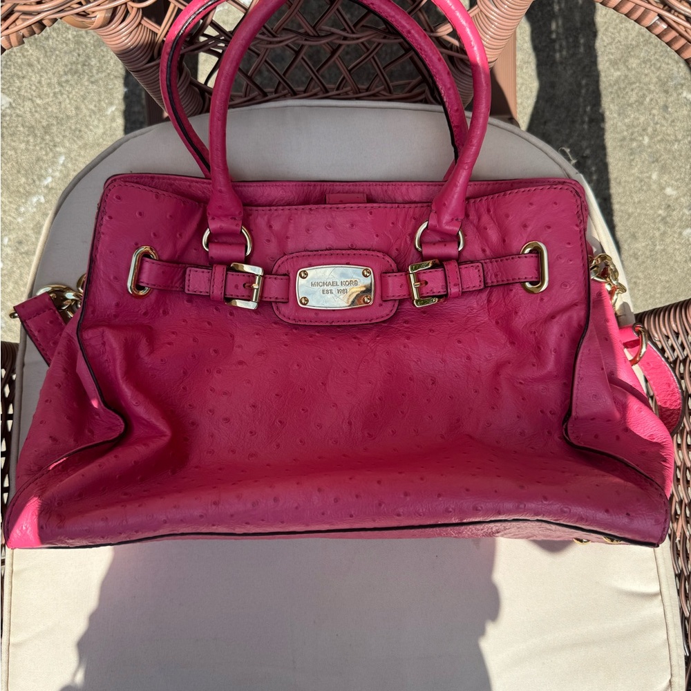 Michael Kors Fuchsia Satchel